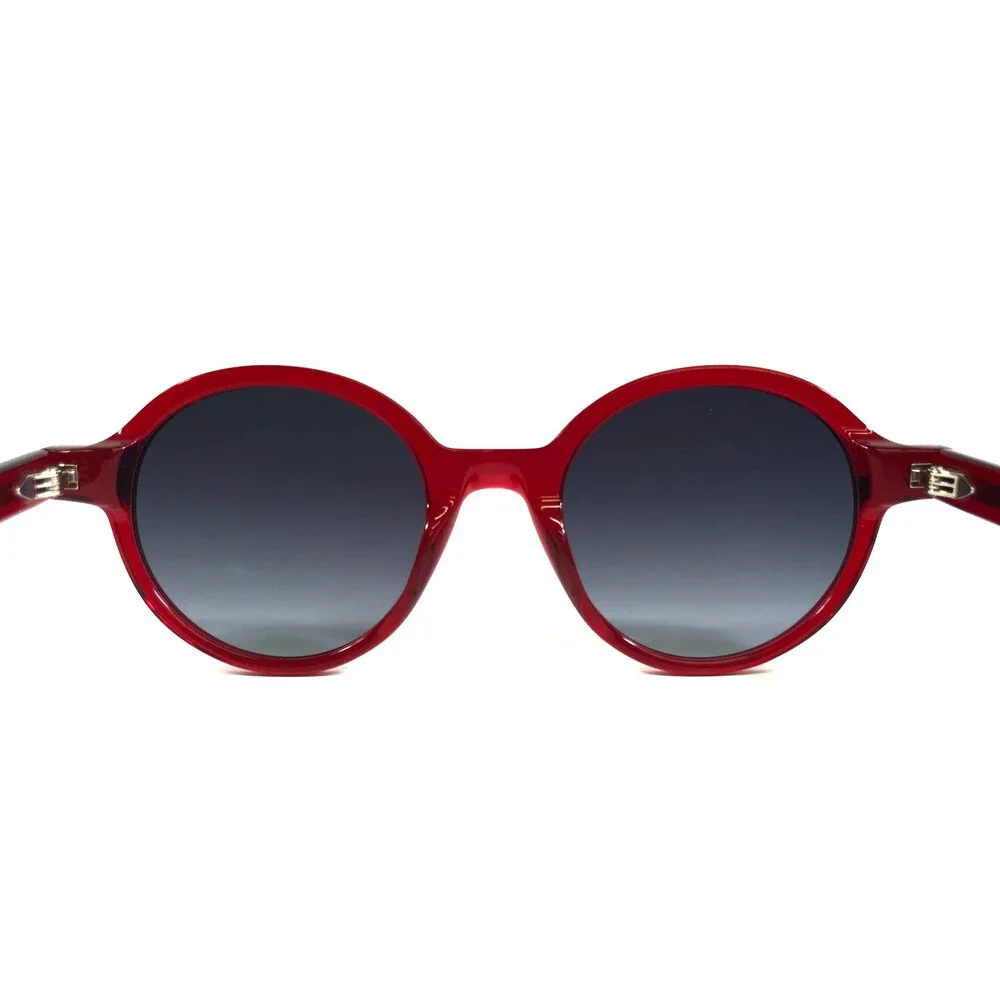 Gigi Studios Sunglasses AMALFI 6916/6 Clear Red Frames with Gray Gradient Lenses